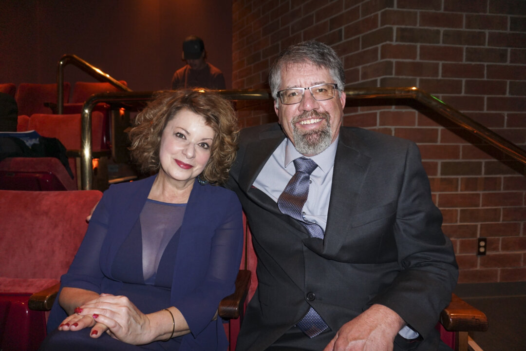 Jeff and Melonie Eastham at the Shen Yun Performing Arts at the Union Colony Civic Center - Monfort Concert Hall in Greenley, Colo., on Jan. 21, 2022. (Sally Sun/Epoch Times)