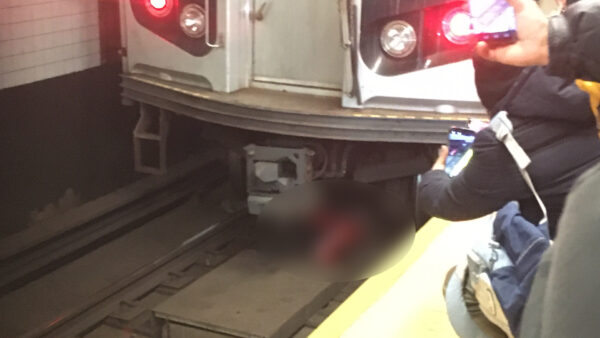 Man struck by train