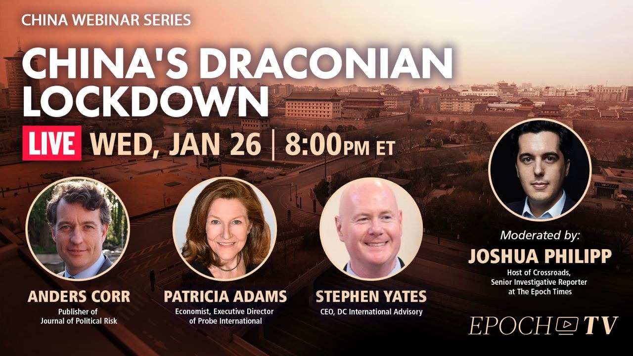 Upcoming Live Q&A Webinar: With New Lockdowns, Is the CCP Reaching a Breaking Point? - Vimarsana News