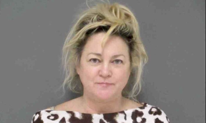 Rebecca Lanette Taylor in a police photo. (Crockett Police Department)