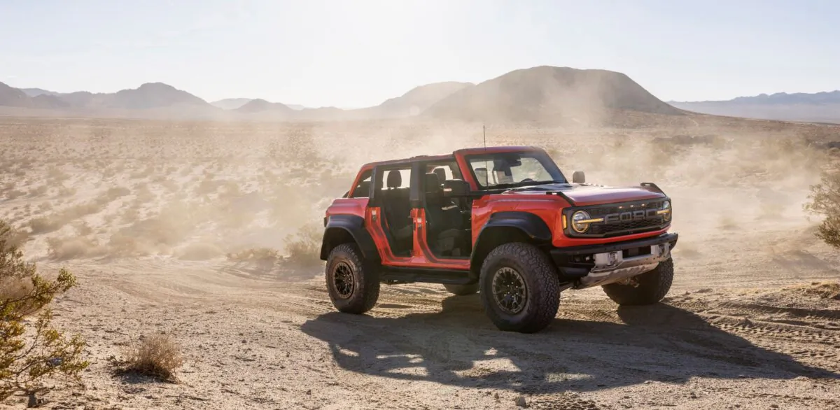 The newly launched Ford Bronco Raptor SUV. (Courtesy of Ford)