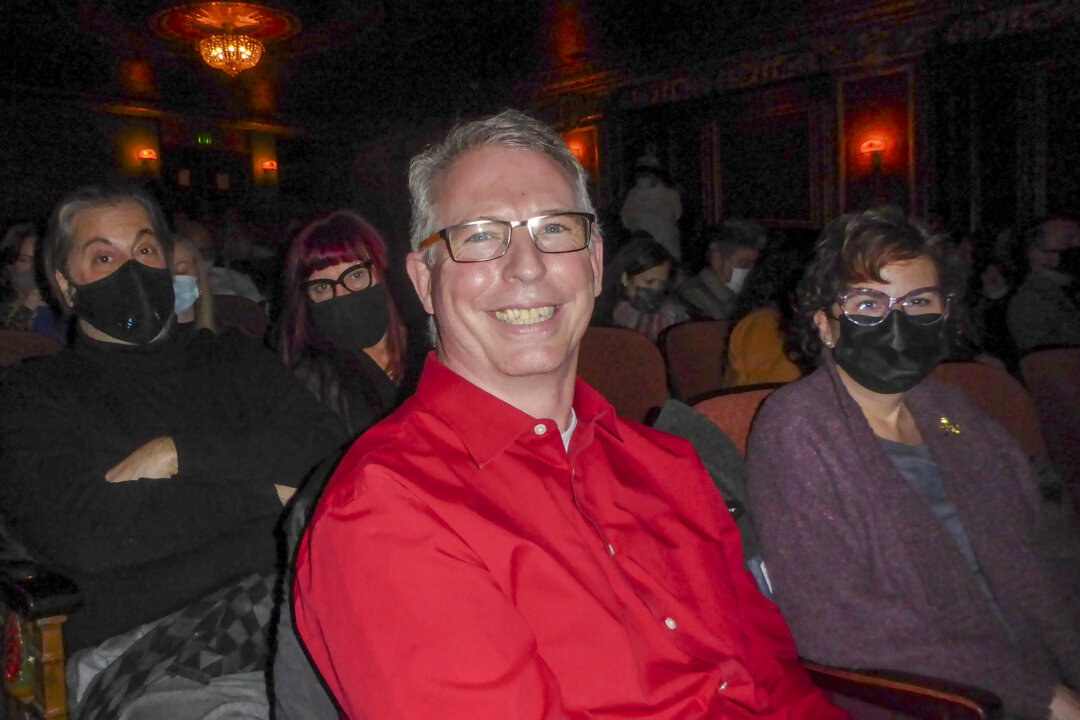 David Crumm at the Shen Yun Performing Arts performance at The Benedum Center for the Performing Arts on Jan. 22, 2022. (Frank Liang/The Epoch Times)