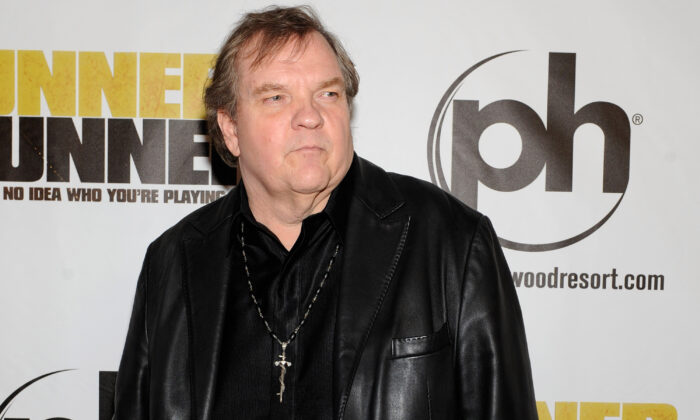 Singer Meat Loaf arrives at the world premiere of Twentieth Century Fox and New Regency's film "Runner Runner" at Planet Hollywood Resort & Casino in Las Vegas on Sept. 18, 2013. (David Becker/Getty Images)