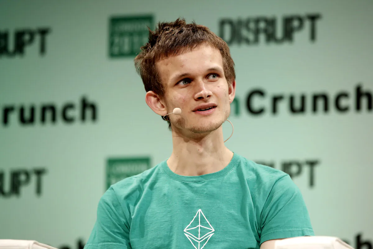 Founder of Ethereum Vitalik Buterin during TechCrunch Disrupt London 2015–Day 2 at Copper Box Arena in London, on Dec. 8, 2015. (John Phillips/Getty Images for TechCrunch)