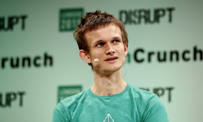 Founder of Ethereum Vitalik Buterin during TechCrunch Disrupt London 2015–Day 2 at Copper Box Arena in London, on Dec. 8, 2015. (John Phillips/Getty Images for TechCrunch)