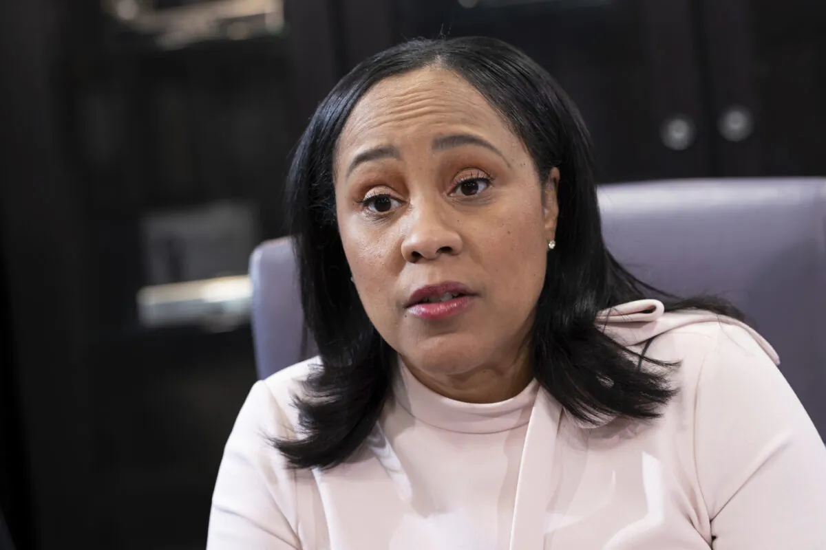 Fulton County Georgia District Attorney Fani Willis in her office on Jan. 4, 2022. (Ben Gray/AP Photo)