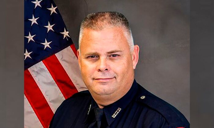 This undated photo shows Constable Cpl. Charles Galloway, who was fatally shot during a traffic stop in Houston, Texas, on Jan. 23, 2022. (Harris County Constable Precinct 5 via AP)