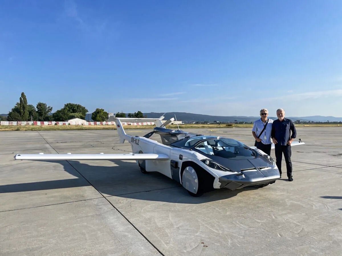 Klein Vision's AirCar completes world's first inter-city flight. Pictured here in an undated file photo. (Courtesy of Klein Vision)
