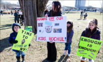 Parents on Long Island Protest School Mask Mandate