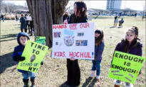 ‘Unconstitutional Mandates’: New York Parents Protest School Mask Mandates