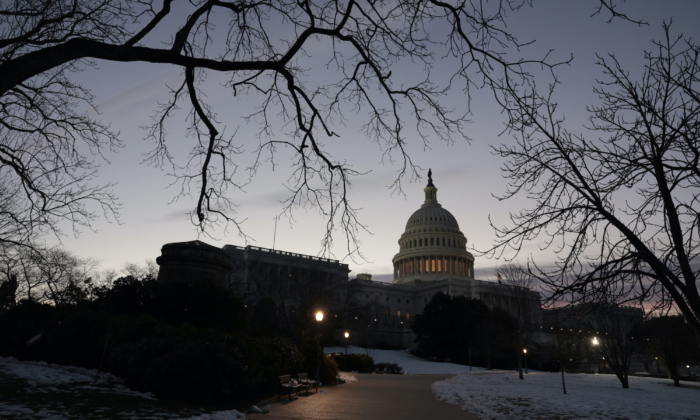 A view of the U.S. Capitol on the west front January 06, 2022 in Washington, DC. (Anna Moneymaker/Getty Images)