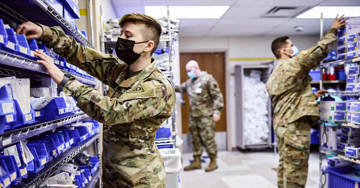Ohio National Guard members assisting in hospitals with COVID-19-related patients in Northeast Ohio have been shifted to some throughout Southwest Ohio. Some of the Guard members are helping in medical facilities in Cincinnati, Dayton and Springfield. (Courtesy of the Ohio National Guard)