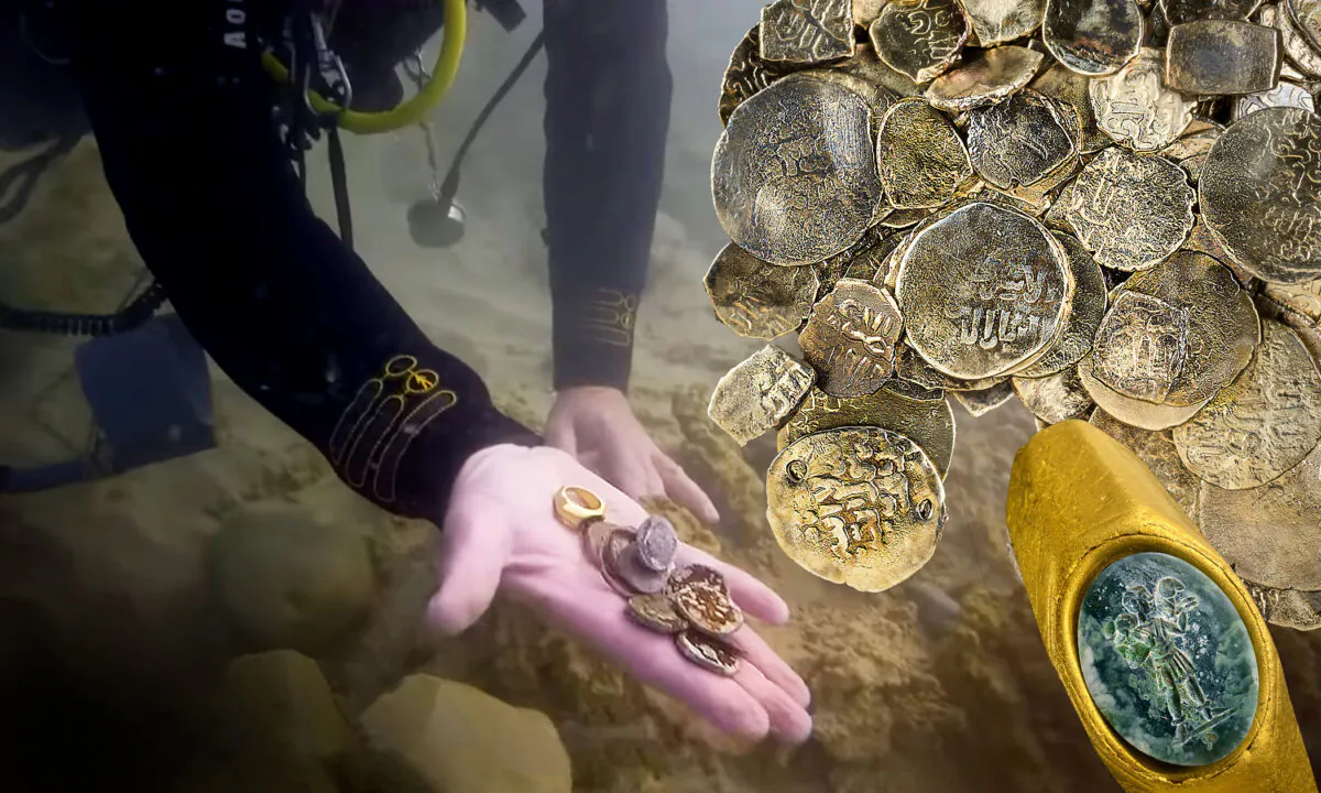 Left: (Courtesy of Yaniv Berma/Israel Antiquities Authority); Right: (Dafna Gazi/Israel Antiquities Authority)