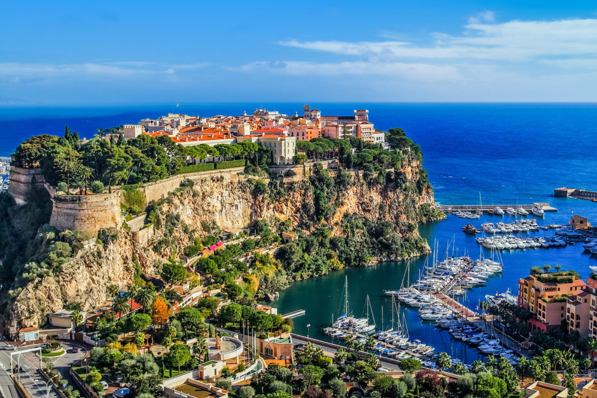 The Prince's Palace of Monaco, set high on a promontory. (OSTILL is Franck Camhi/Shutterstock)