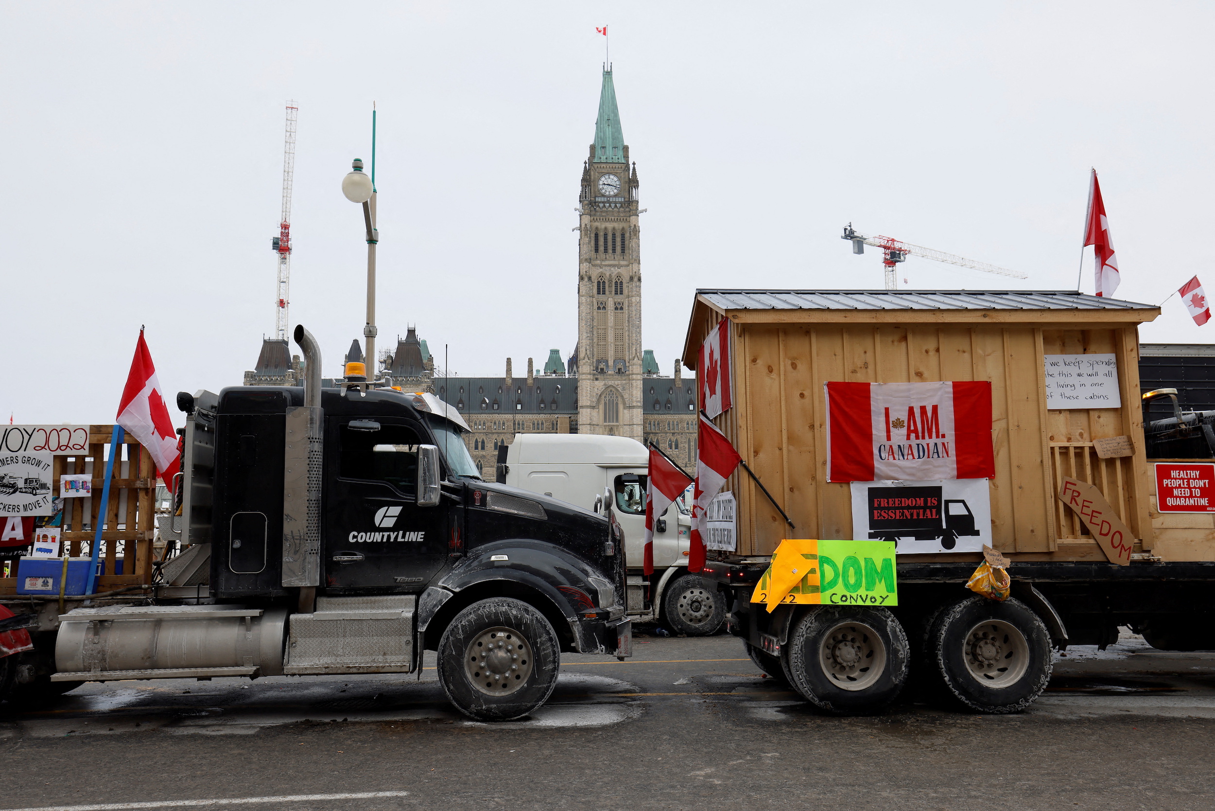 'Freedom Convoy' Protesters Hold Rally in Parliament Hill on Third Day of Protests - Vimarsana News