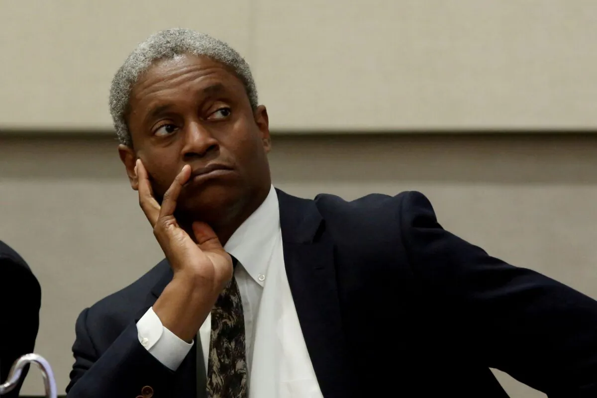 Federal Reserve Bank of Atlanta President Raphael Bostic participates in a panel discussion at the American Economic Association/Allied Social Science Association (ASSA) 2019 meeting in Atlanta, Ga., on Jan. 4, 2019. (Christopher Aluka Berry/Reuters)