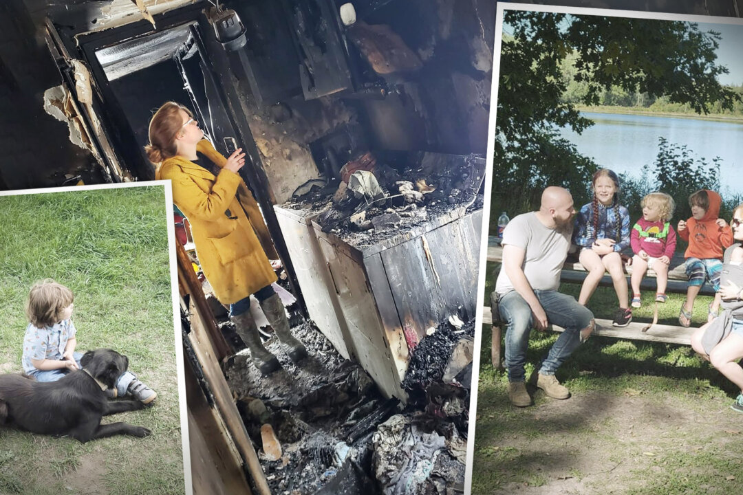 Family of 6 Escapes House Fire Thanks to Adopted Dog Who Wakes Them ...