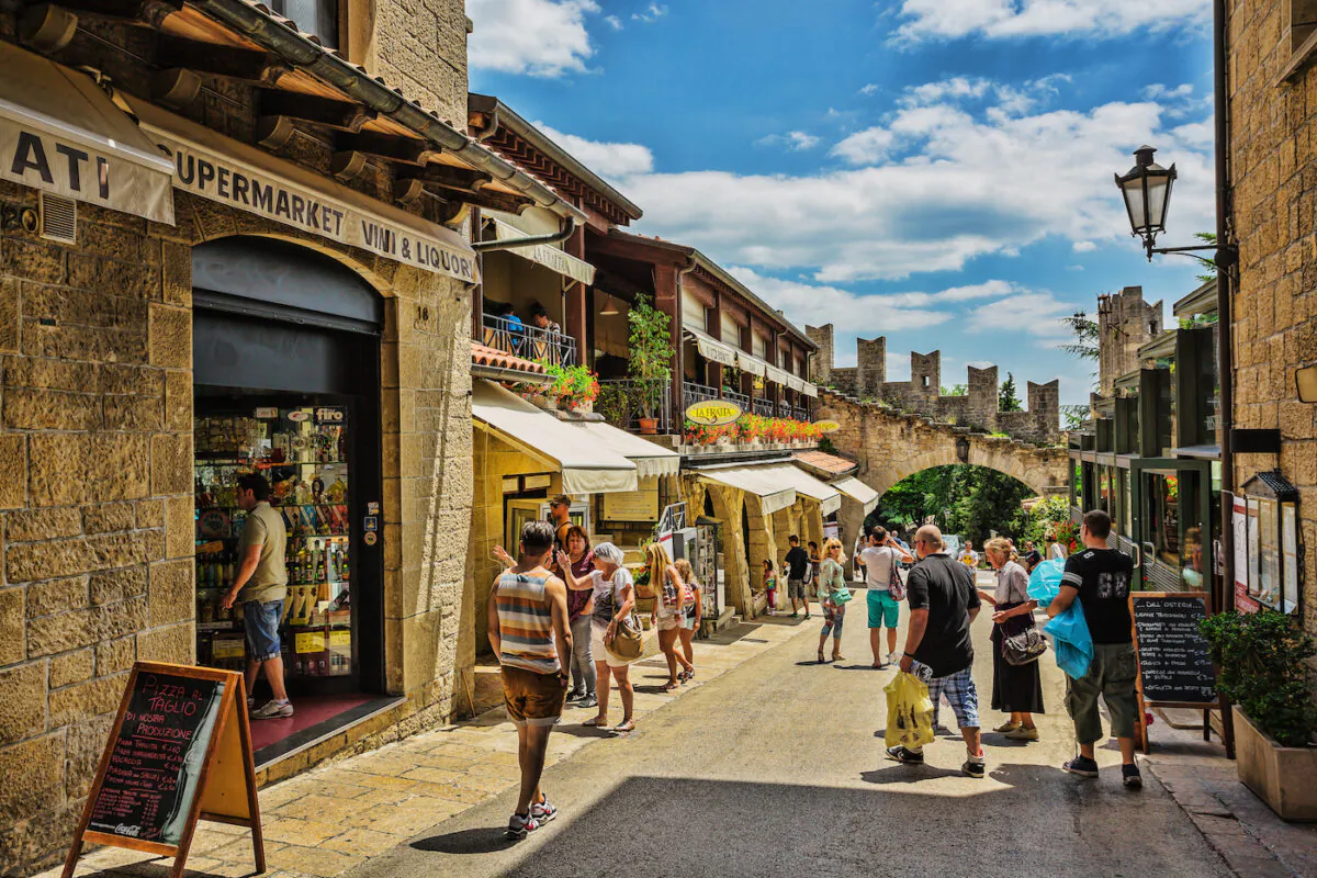 San Marino, pop. 33,000, extends just 38 square miles. (Zhukov Oleg/Shutterstock)
