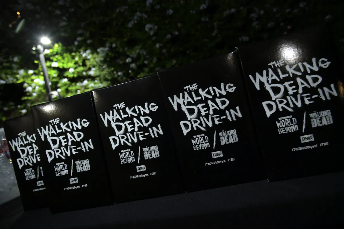 Atmosphere at "The Walking Dead" drive-in in Los Angeles, Calif.,  on Oct. 2, 2020. (Charley Gallay/Getty Images for AMC Networks)