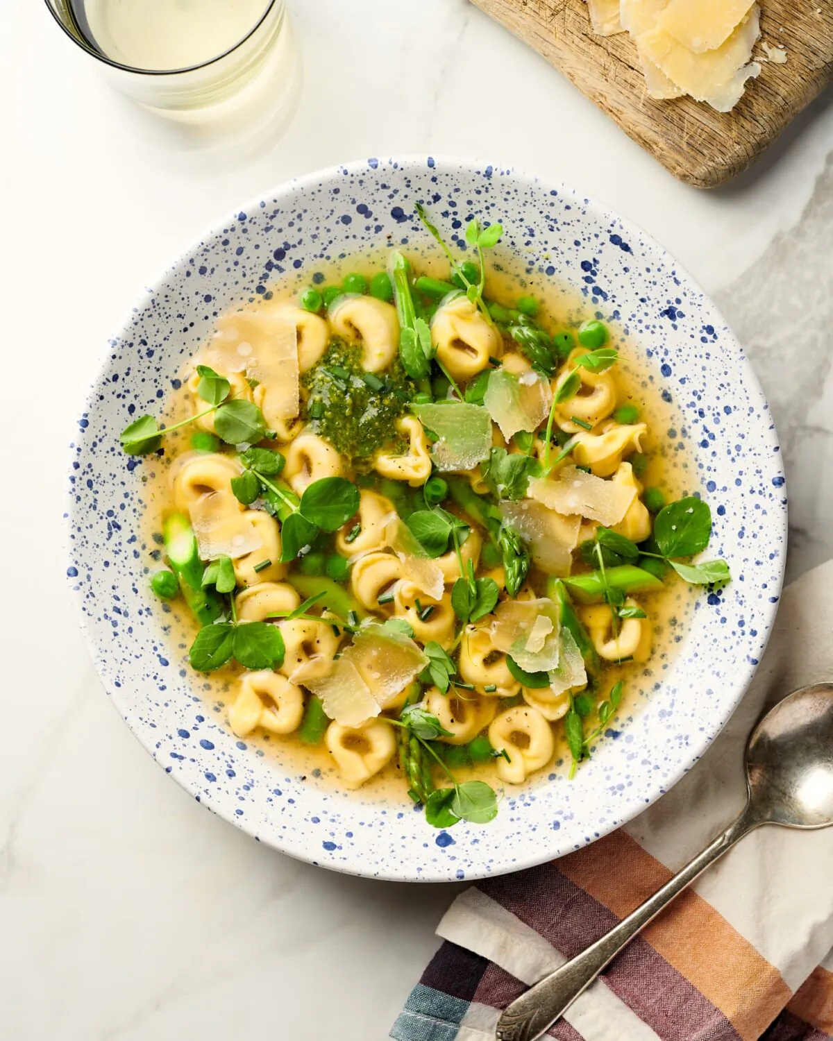 This tortellini soup is a perfect transitional dish. (Jason Rampe/TNS)