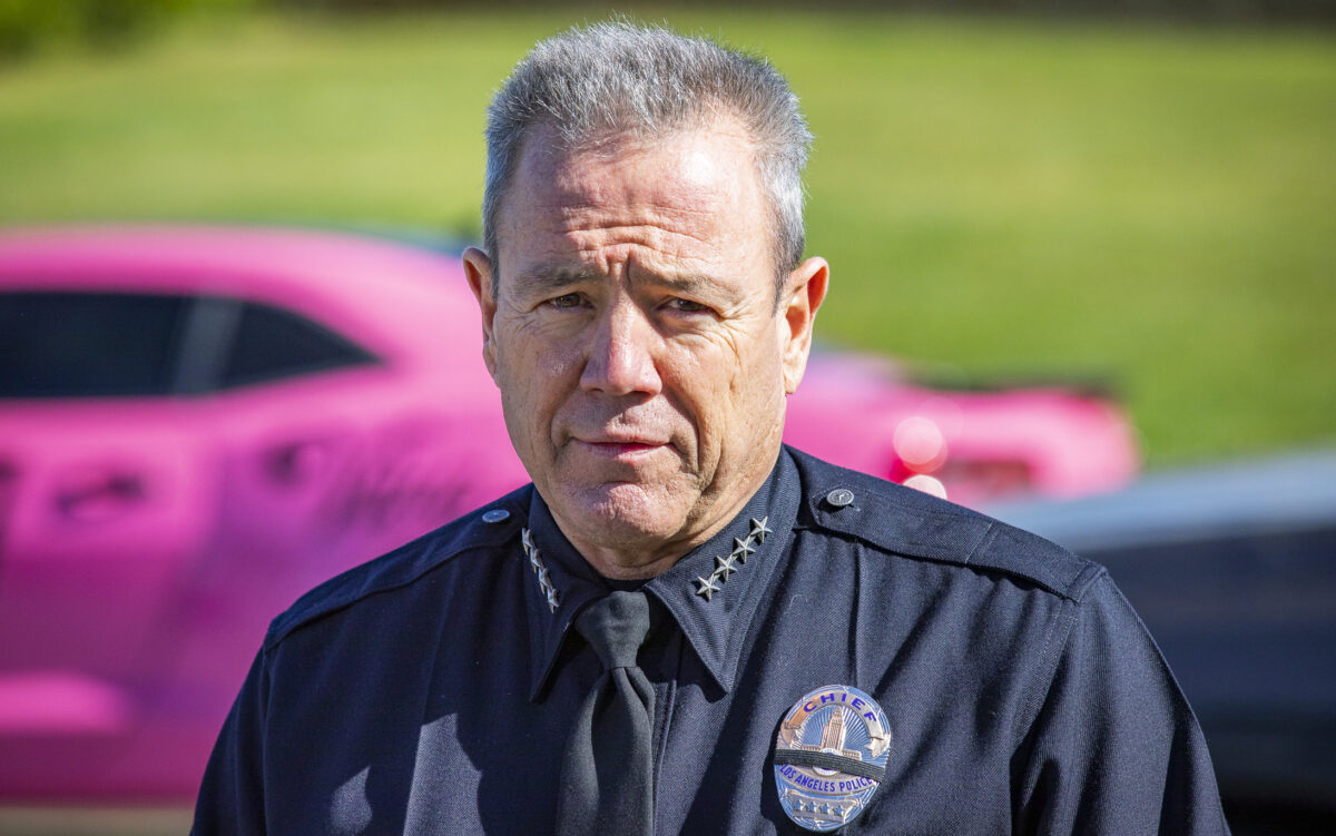 NextImg:LAPD Chief Michel Moore Appointed to 2nd Term