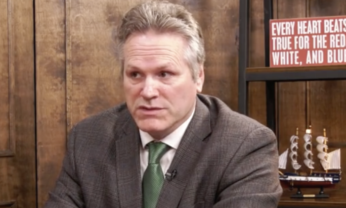 Alaska Gov. Mike Dunleavy in an interview with NTD in Washington, D.C., on Feb. 2, 2022.