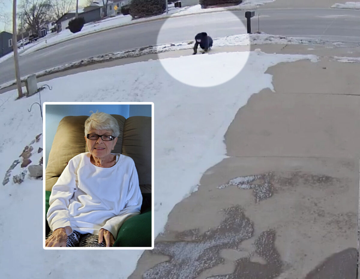 Woman Slips on Ice in Freezing Temps Outside Home and Can’t Get Up—Until Kind Mailman Stops to Help