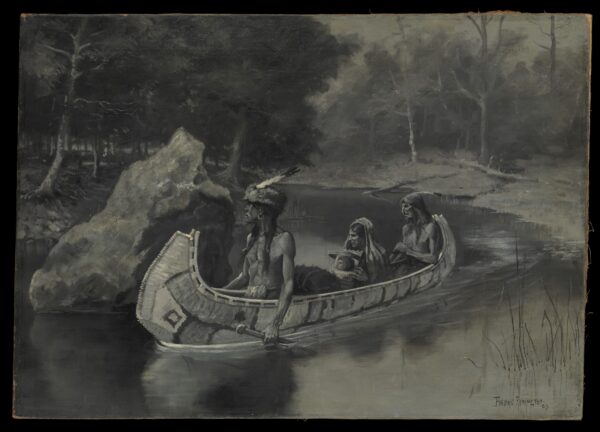 Hiawatha painting by Remington