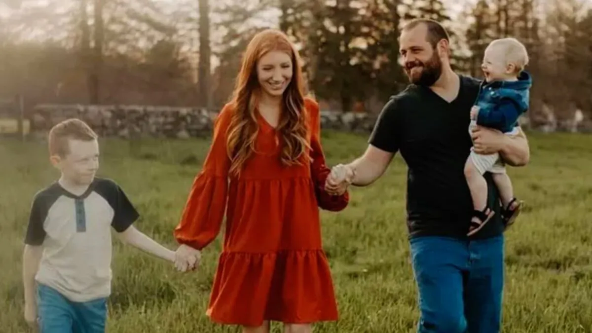 D.J. Ferguson (right) is seen in this picture together with his family. (Courtesy of GoFundMe)