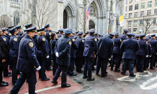 Thousands of Officers Turn Out to Farewell Second of Two Slain Policemen