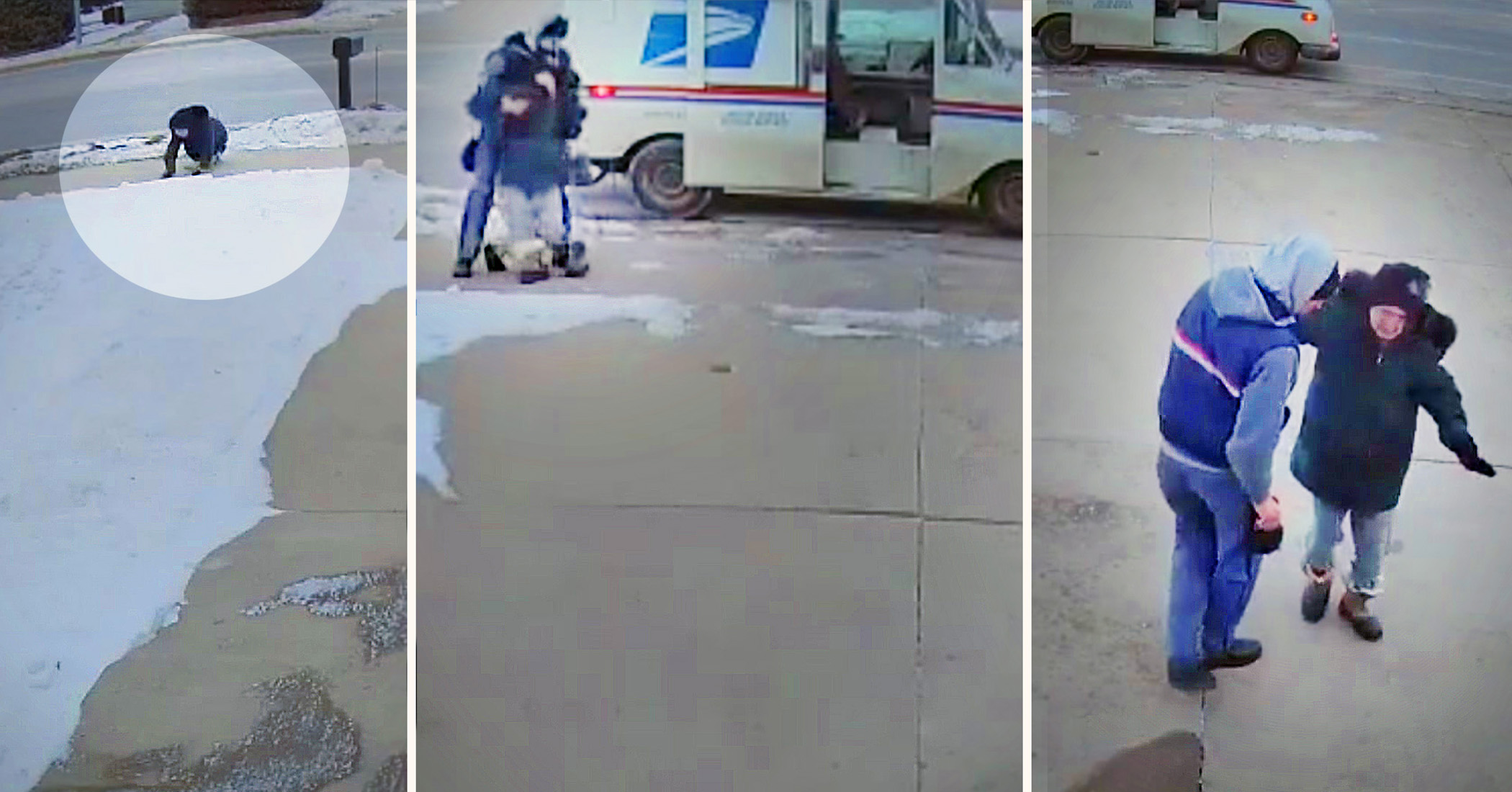 Woman Slips on Ice in Freezing Temps Outside Home and Can’t Get Up