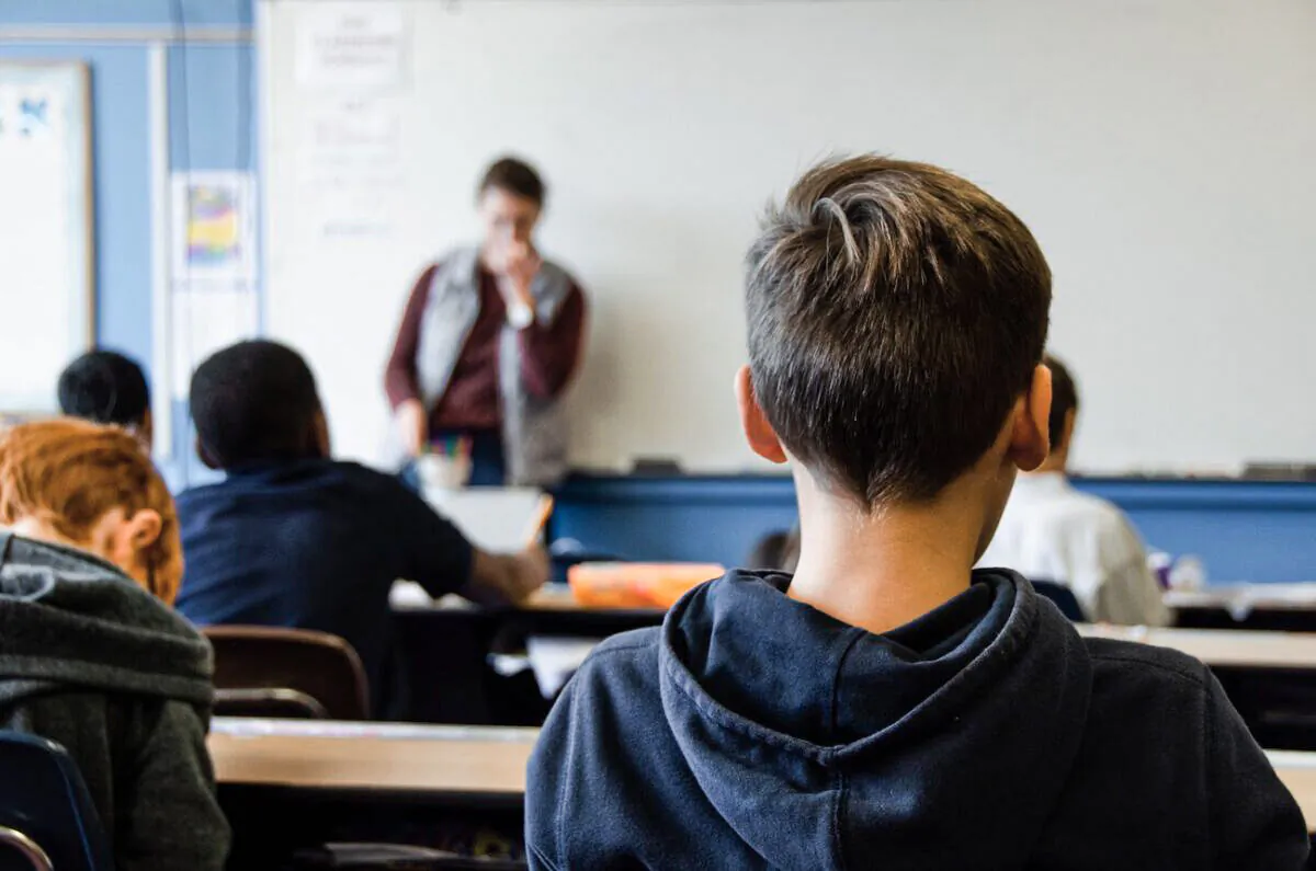 Stock photo of children in a classroom. (Taylor Wilcox/Unsplash)