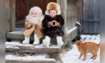 Photographer Captures Toddlers in Adorable Fur Coats Who Look Like Little Russian Dolls