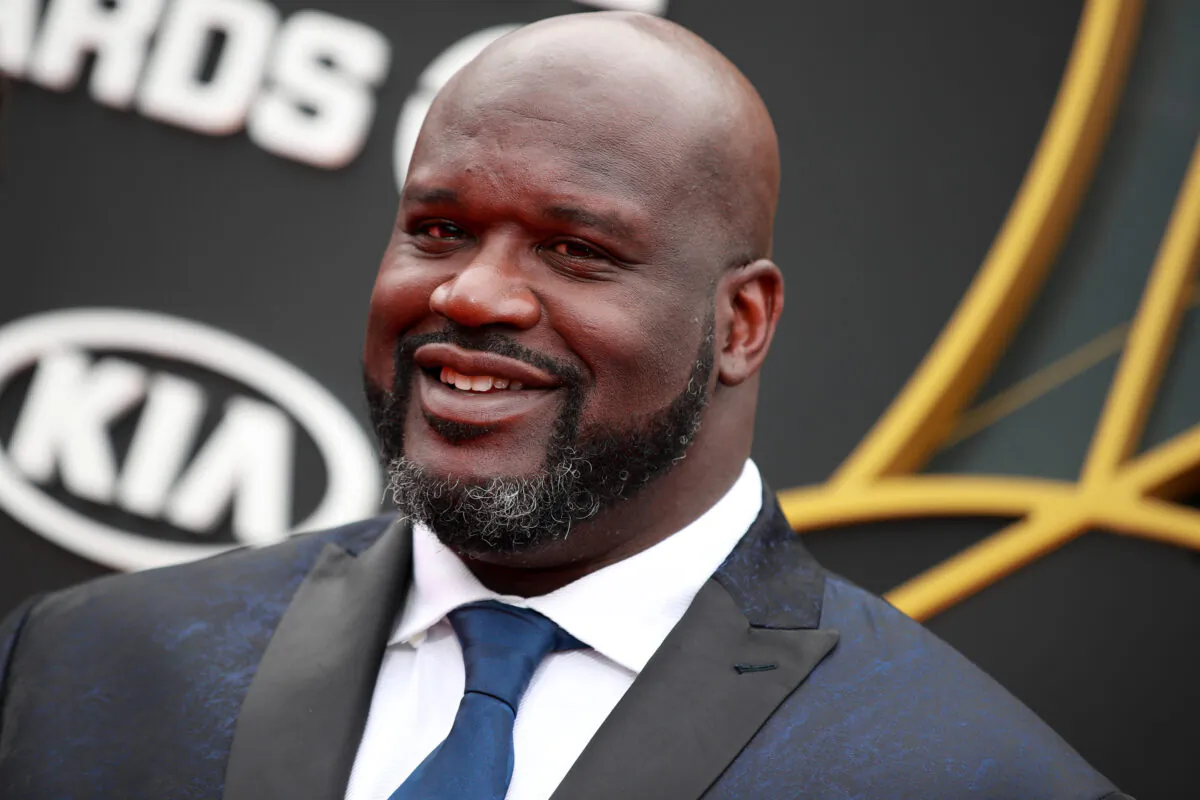 Former basketball star Shaquille O'Neal in a file image. (Rich Fury/Getty Images)