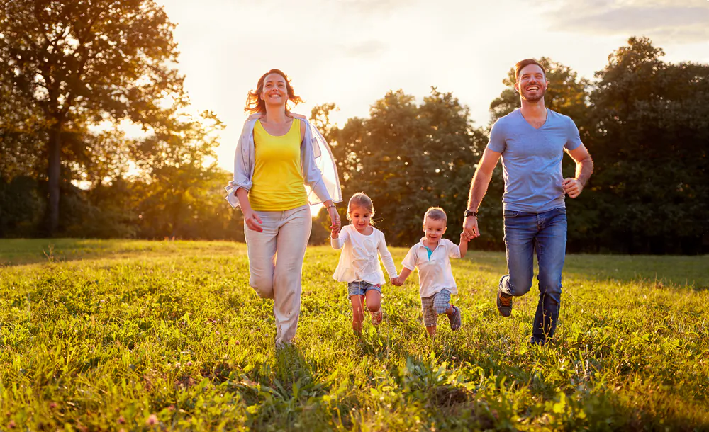 Enjoying outdoor activities with your kids can help build positive long term habits that can keep them healthy years later. (Shutterstock)