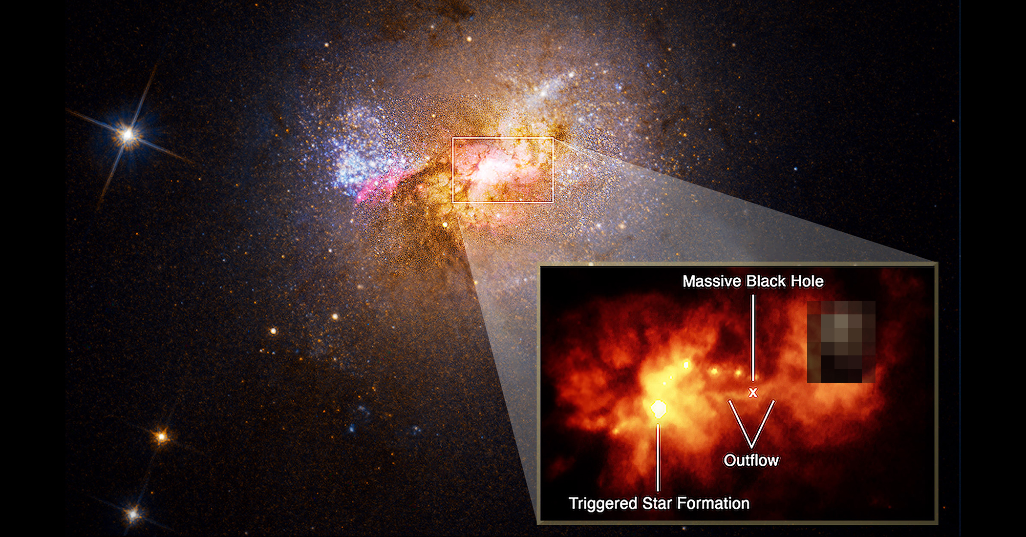 Astronomers Spot Black Hole 'Giving Birth' to New Stars in 'Stellar Nursery' Galaxy—Instead of Destroying Them - Vimarsana News