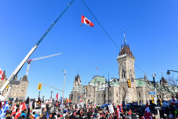GettyImages-1238211565-600x400 Nearly 40 Trucking Businesses Involved in Canada’s Freedom Convoy Protests Have Been Shut Down Business Featured Top Stories World [your]NEWS