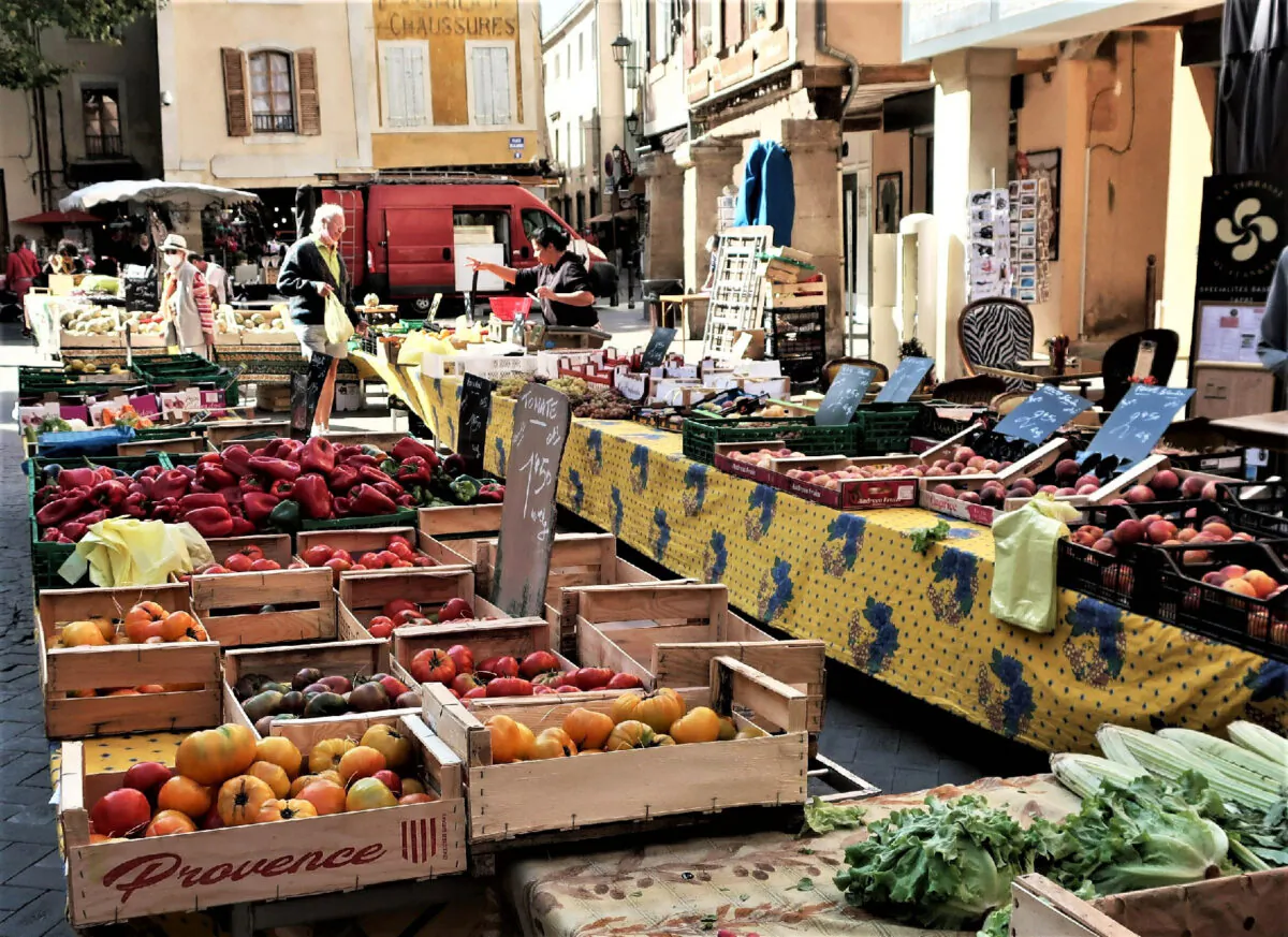 Market days in the hill towns of Provence, France, are local traditions that are not to be missed. (Victor Block)