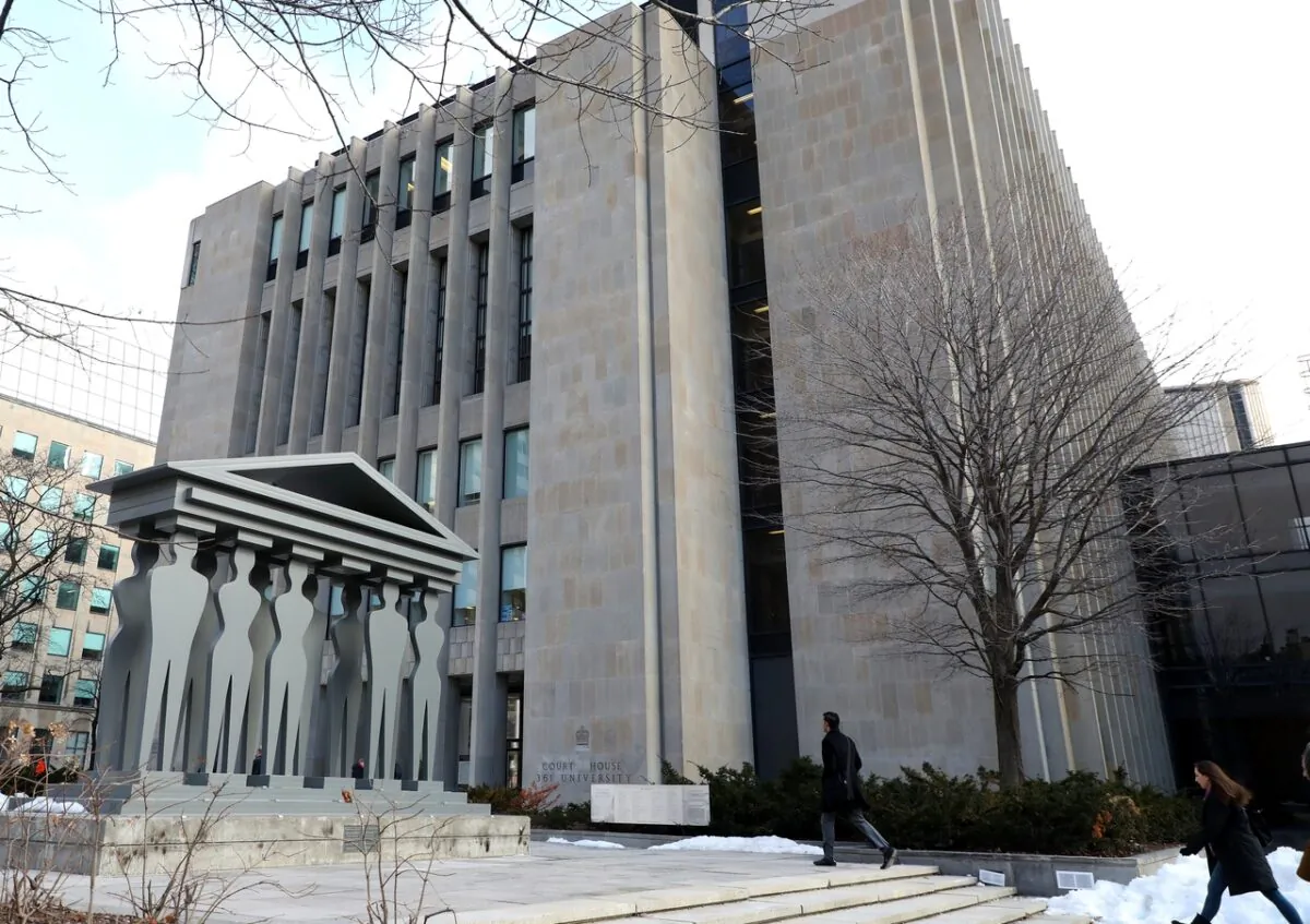 The Ontario Superior Court building is seen in Toronto on Jan. 29, 2020. (The Canadian Press/Colin Perkel)