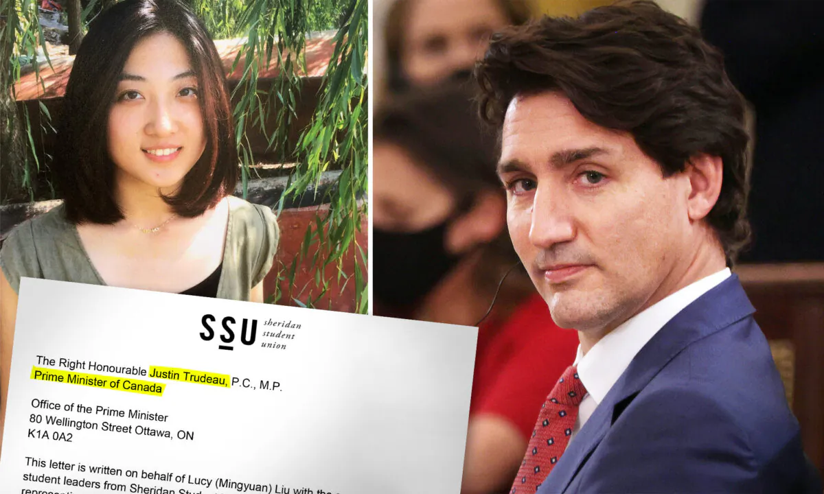 Left: (Courtesy of Lucy Mingyuan Liu); Right: (Alex Wong/Getty Images)