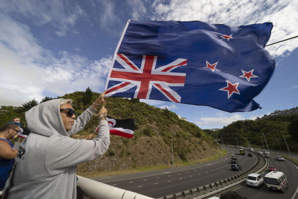New Zealand Protester