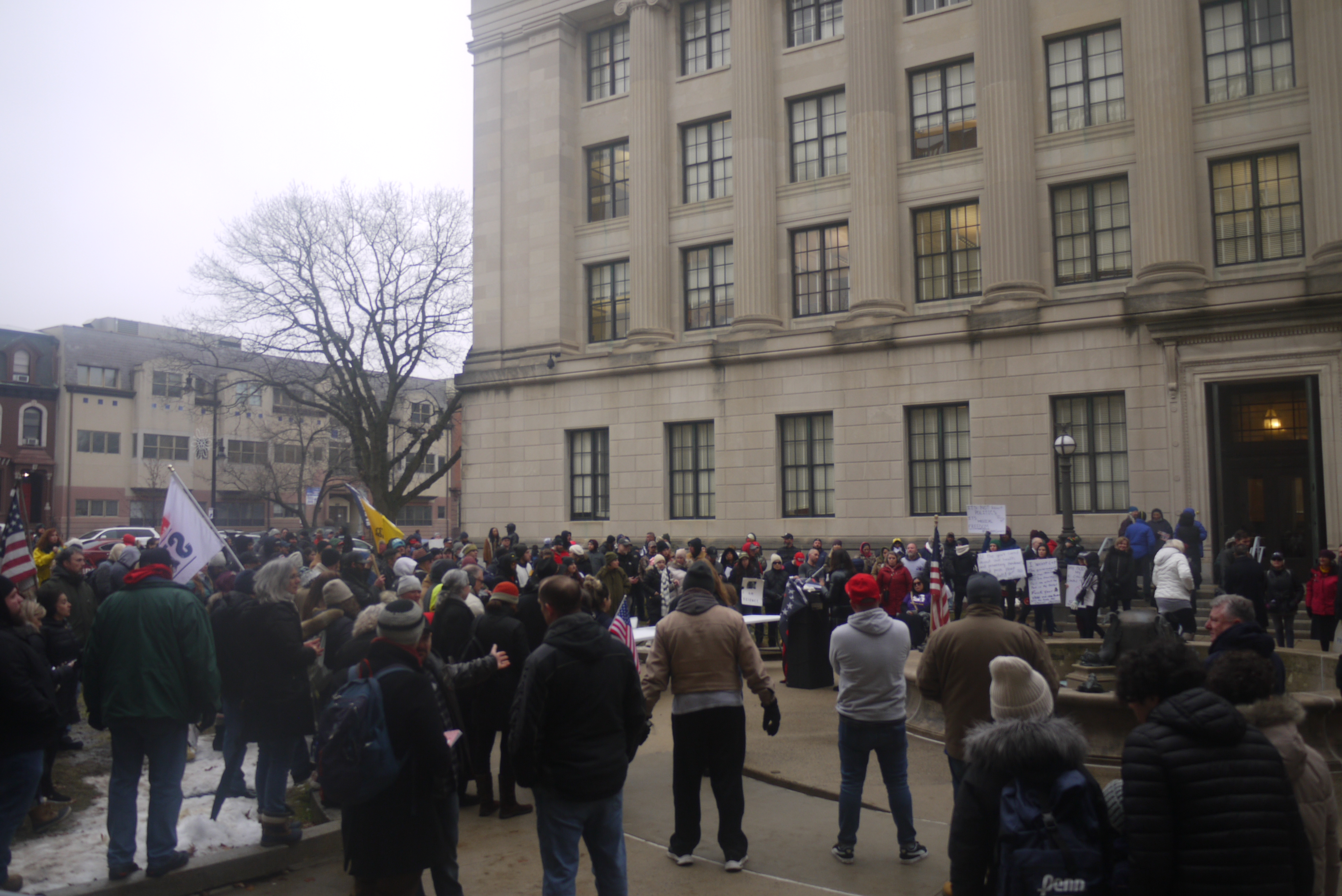 New Jerseyans Rally Against Tightening COVID-19 Vaccine Mandates - Vimarsana News
