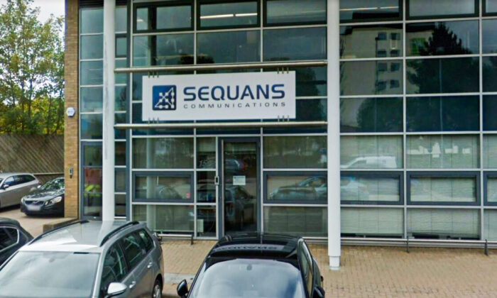 Headquarter of the France-based fabless company Sequans Communications in Wokingham, United Kingdom, in October 2018. (Google Maps/Screenshot via The Epoch Times)