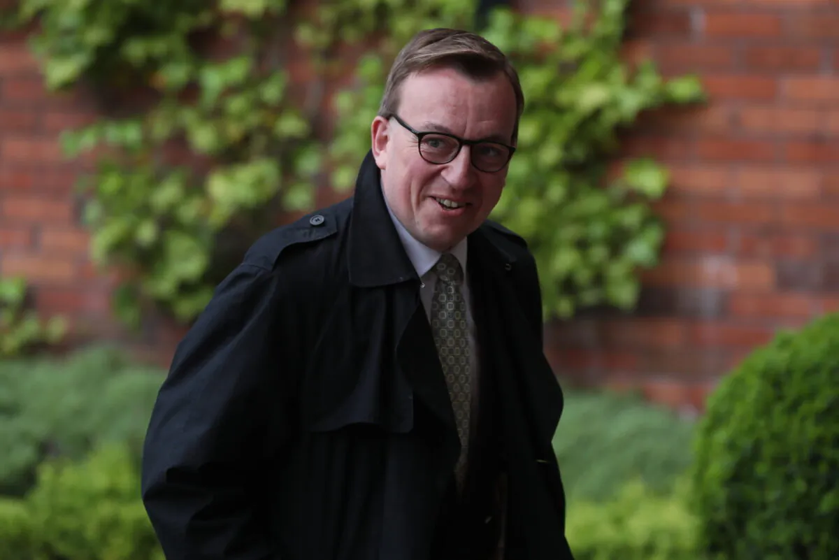 Undated file photo of Democratic Unionist Party lawmaker Christopher Stalford MLA. (PA)
