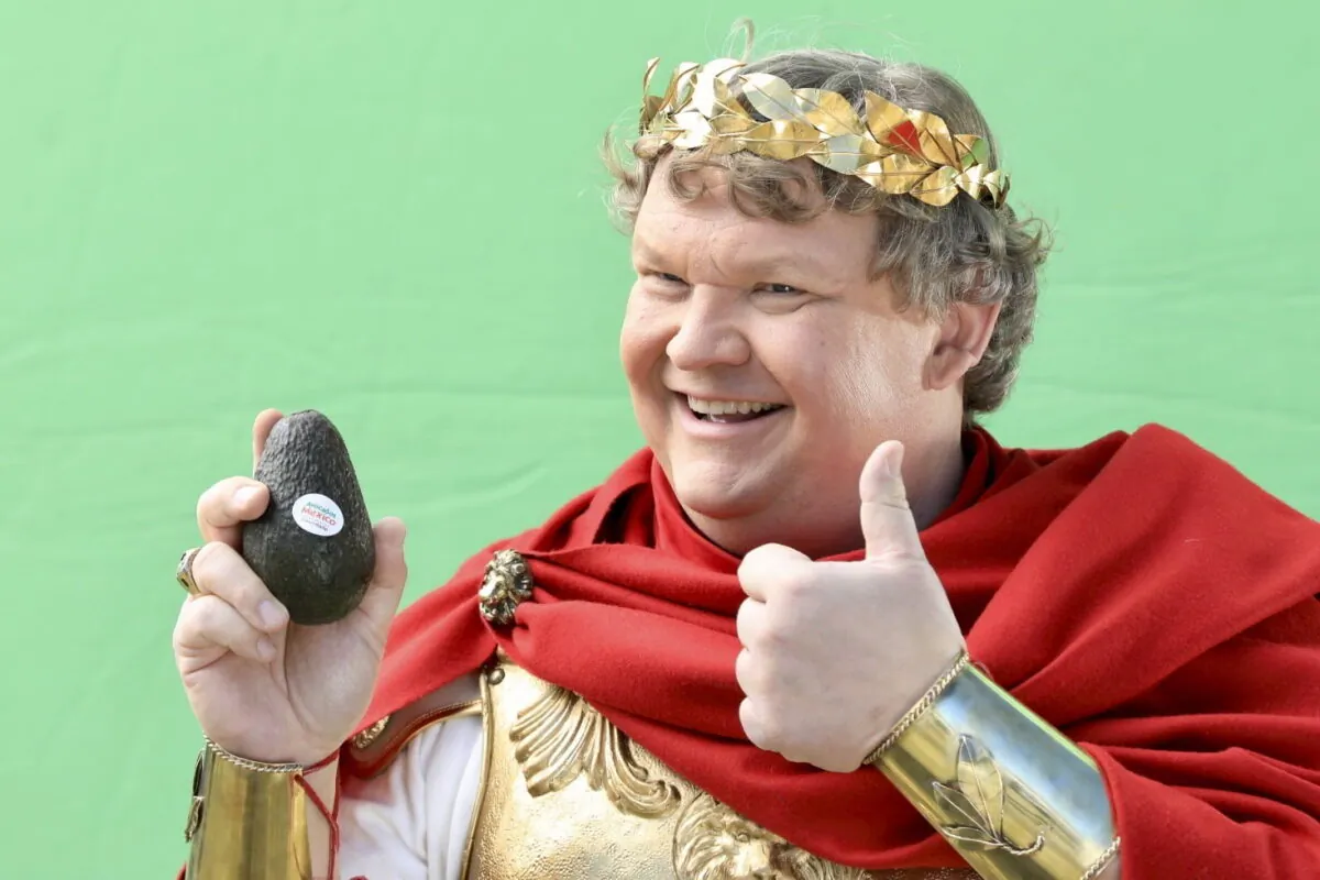 A scene from Avocados From Mexico 2022 Super Bowl NFL football spot. (Avocados From Mexico via AP)