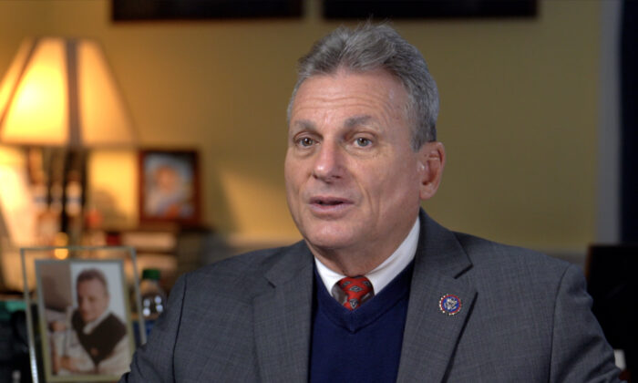 Rep.Buddy Carter (R-Ga.) in an interview with NTD's Capitol Report broadcasted on Feb. 10, 2022. (NTD)