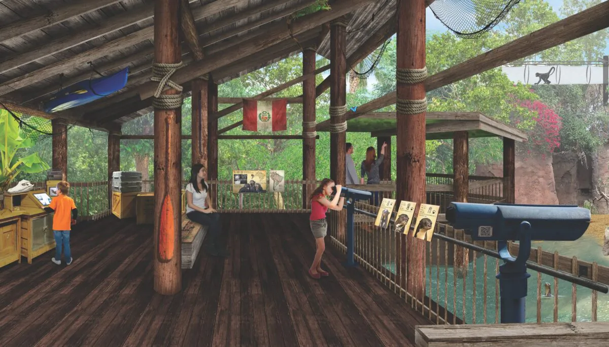 Rendering of a portion of the new Santa Ana Zoo expansion. (Courtesy of the City of Santa Ana)