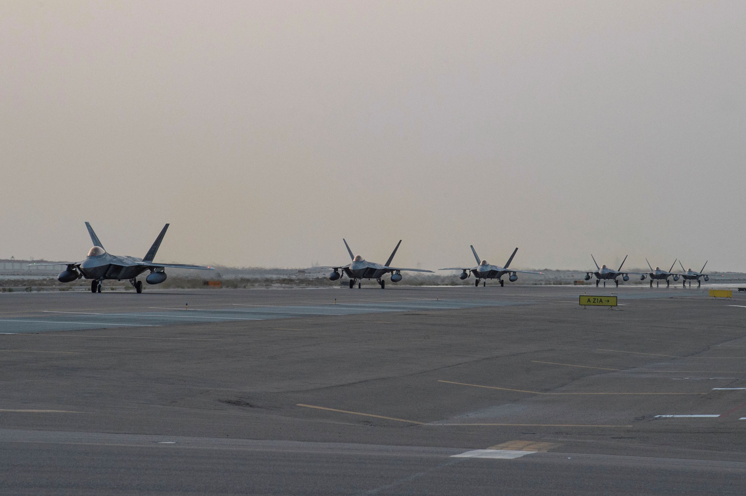 U.S. Air Force F-22 Raptors