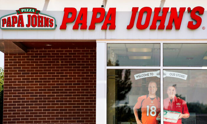 A Papa John's restaurant in Westminster, Colo., on Aug. 1, 2017. (Rick Wilking/File Photo/Reuters)