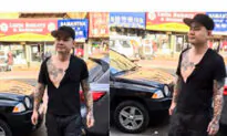 Tattooed Man Attacks Falun Gong Information Booths in New York’s Flushing